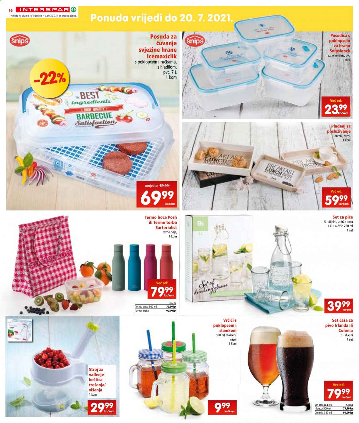 INTERSPAR katalog - 07.07.2021. - 13.07.2021. Stranica 16