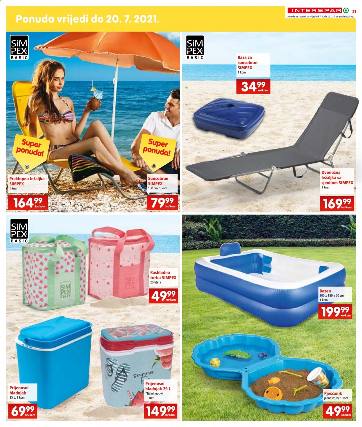 INTERSPAR katalog - 07.07.2021. - 13.07.2021. Stranica 21