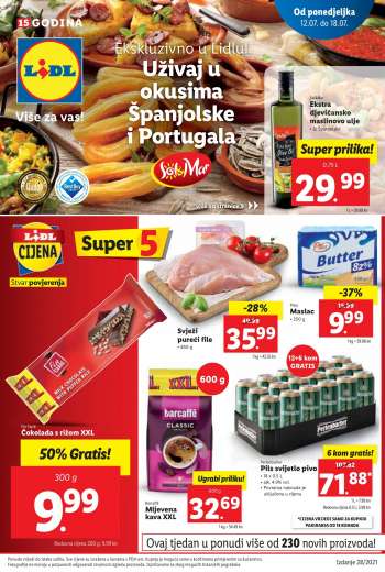 Lidl katalog - 12.07.2021. - 18.07.2021.