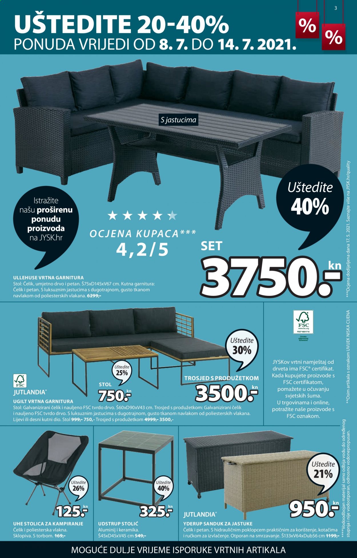 JYSK katalog - 08.07.2021. - 21.07.2021. Stranica 3