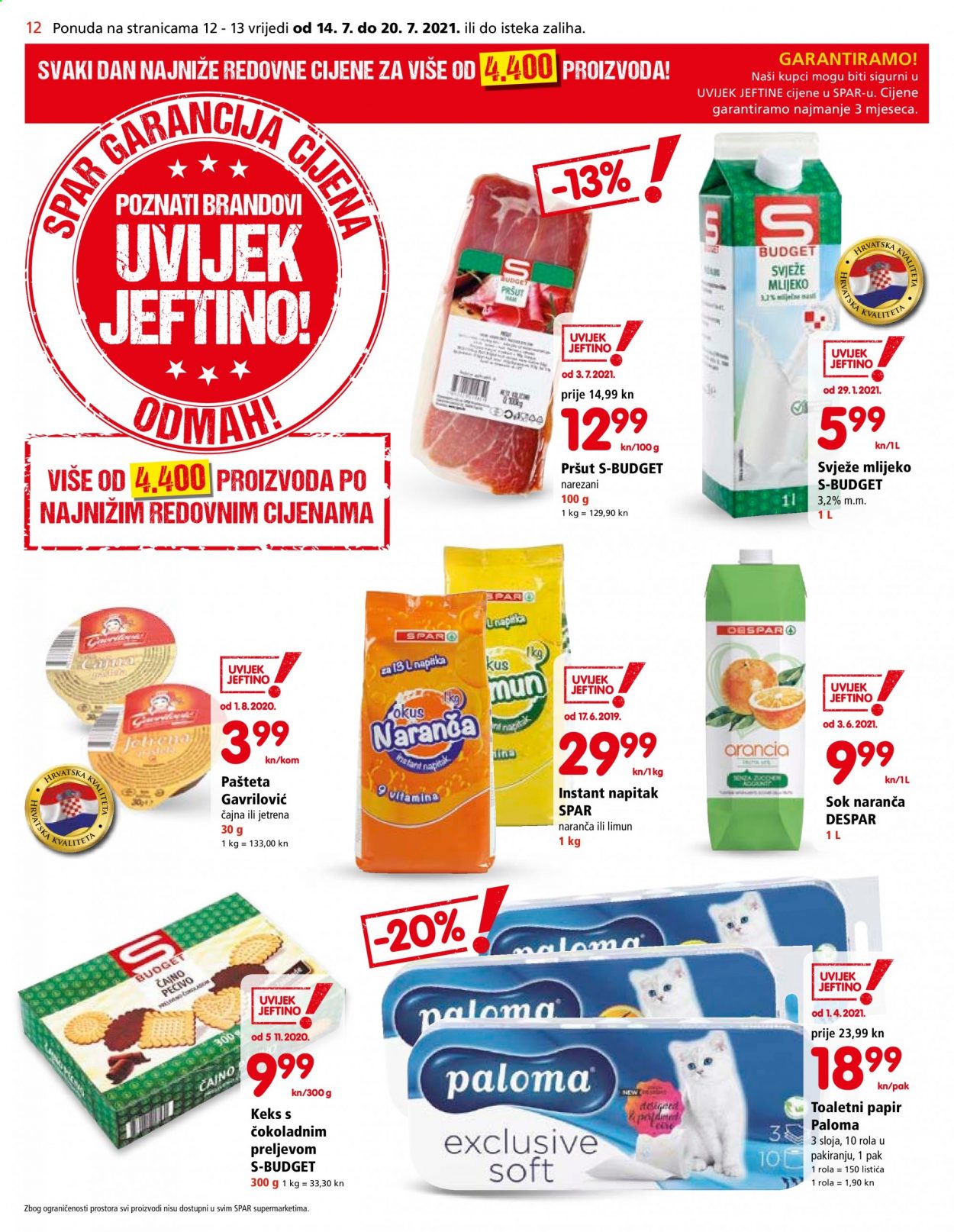 SPAR katalog - 14.07.2021. - 20.07.2021. Stranica 12