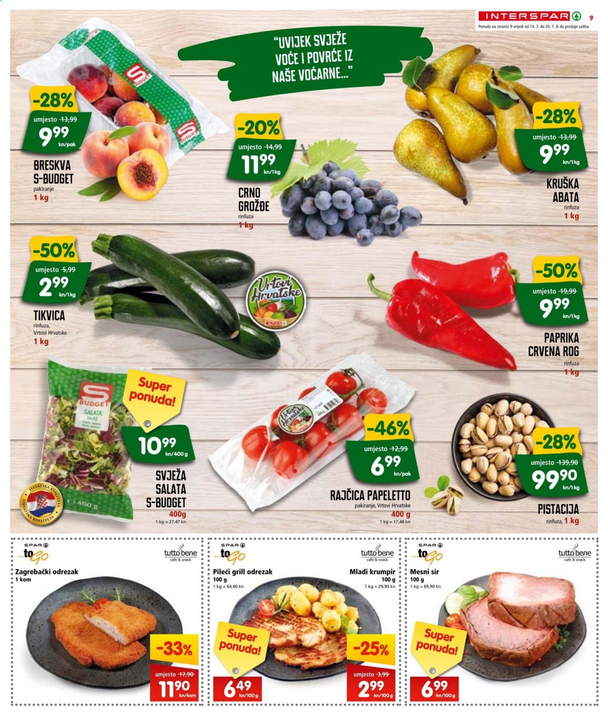 INTERSPAR katalog - 14.07.2021. - 20.07.2021. Stranica 9