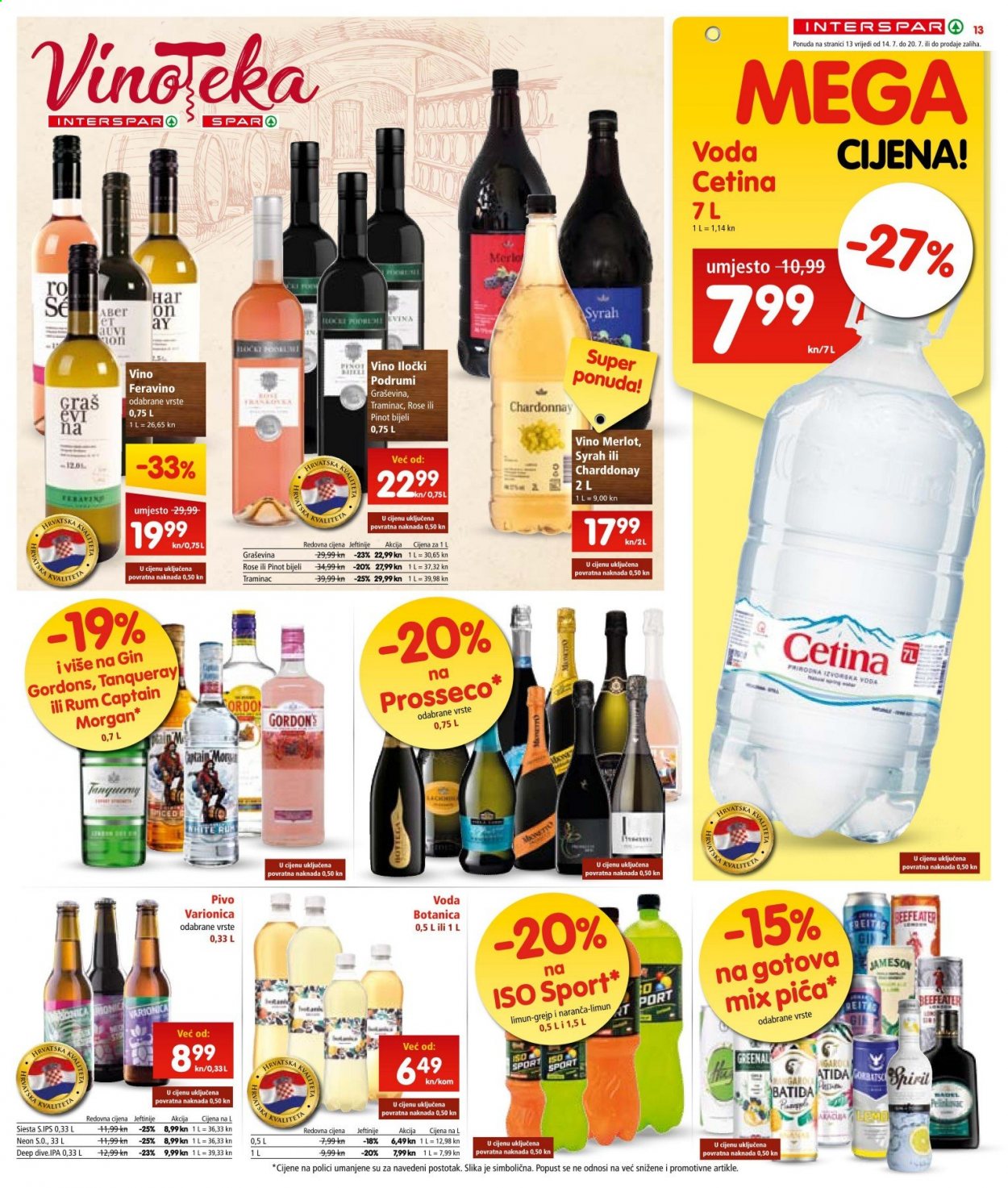 INTERSPAR katalog - 14.07.2021. - 20.07.2021. Stranica 13