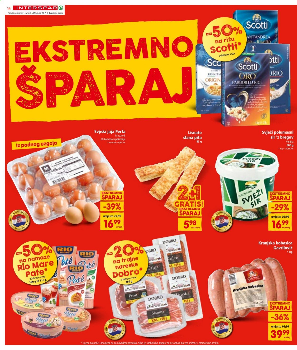 INTERSPAR katalog - 14.07.2021. - 20.07.2021. Stranica 14