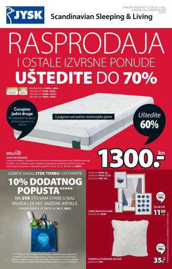 JYSK katalog - 15.07.2021. - 28.07.2021.