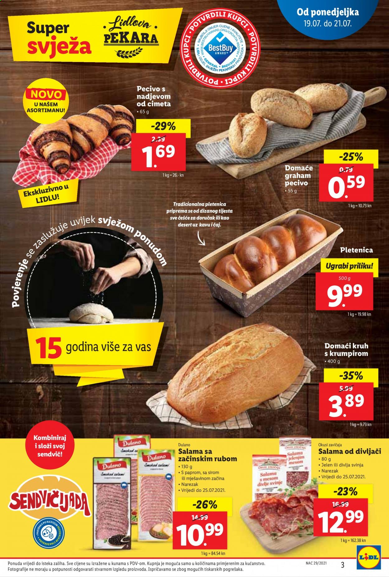 Lidl katalog - 19.07.2021. - 25.07.2021. Stranica 3