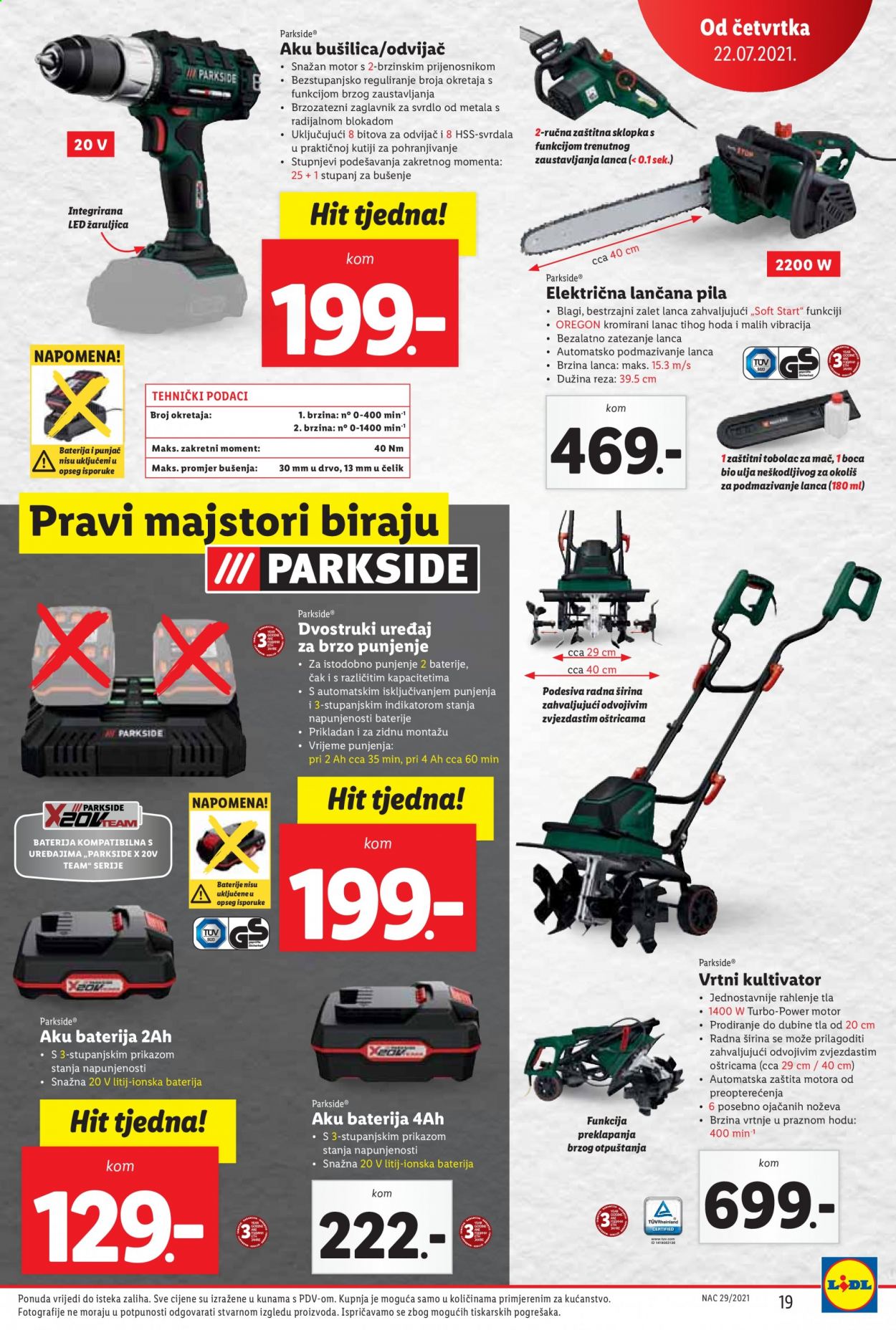 Lidl katalog - 19.07.2021. - 25.07.2021. Stranica 19