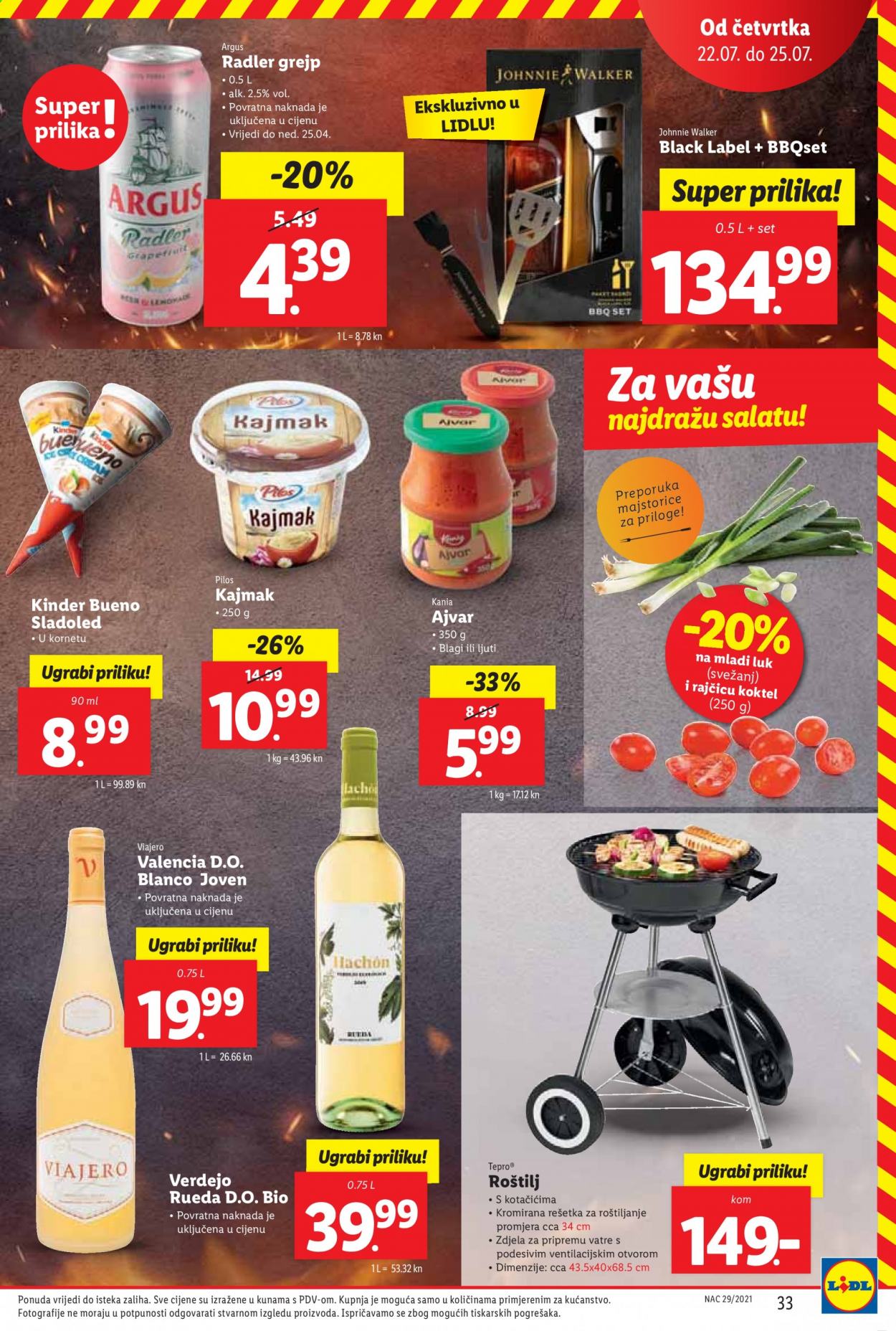 Lidl katalog - 19.07.2021. - 25.07.2021. Stranica 33
