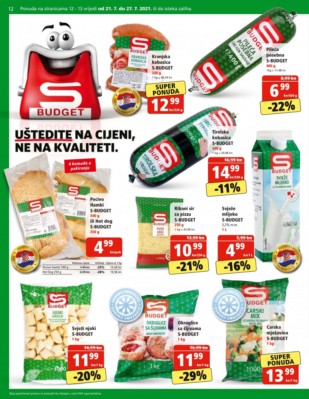 SPAR katalog - 21.07.2021. - 27.07.2021. Stranica 12
