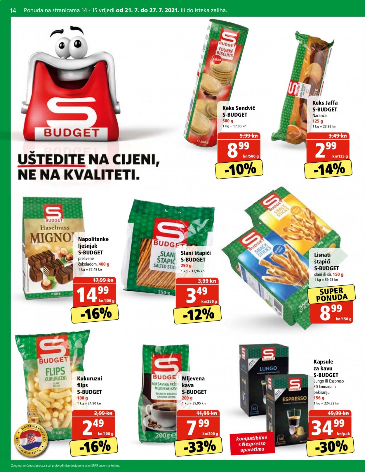 SPAR katalog - 21.07.2021. - 27.07.2021. Stranica 14