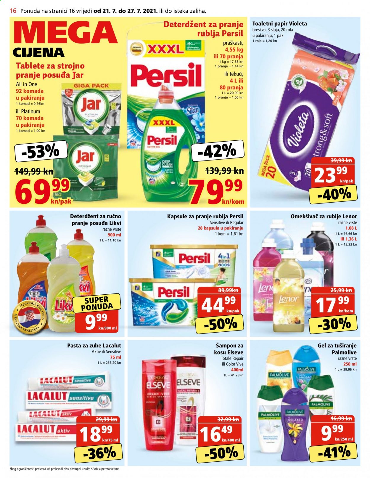 SPAR katalog - 21.07.2021. - 27.07.2021. Stranica 16