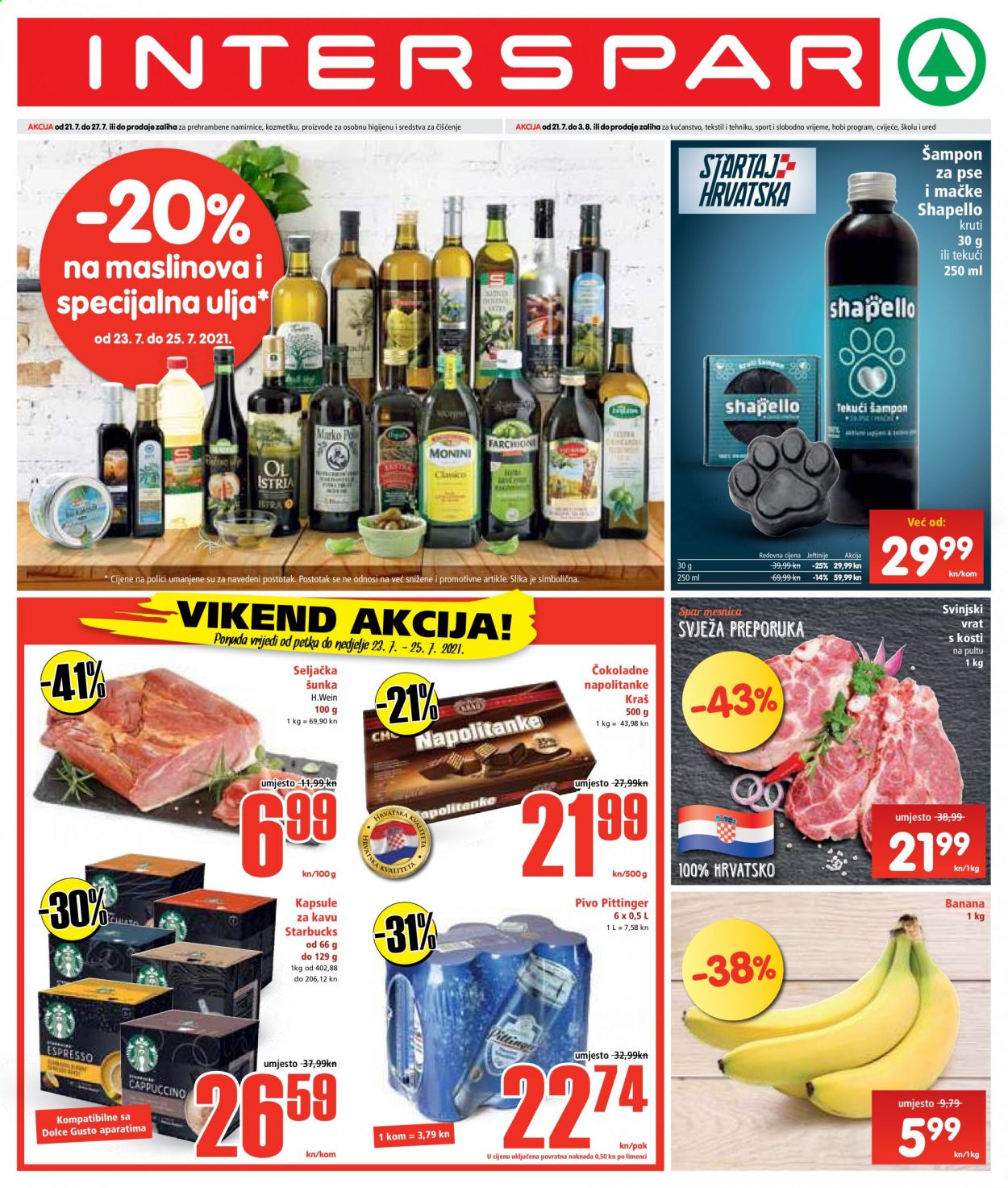 INTERSPAR katalog - 21.07.2021. - 27.07.2021. Stranica 1