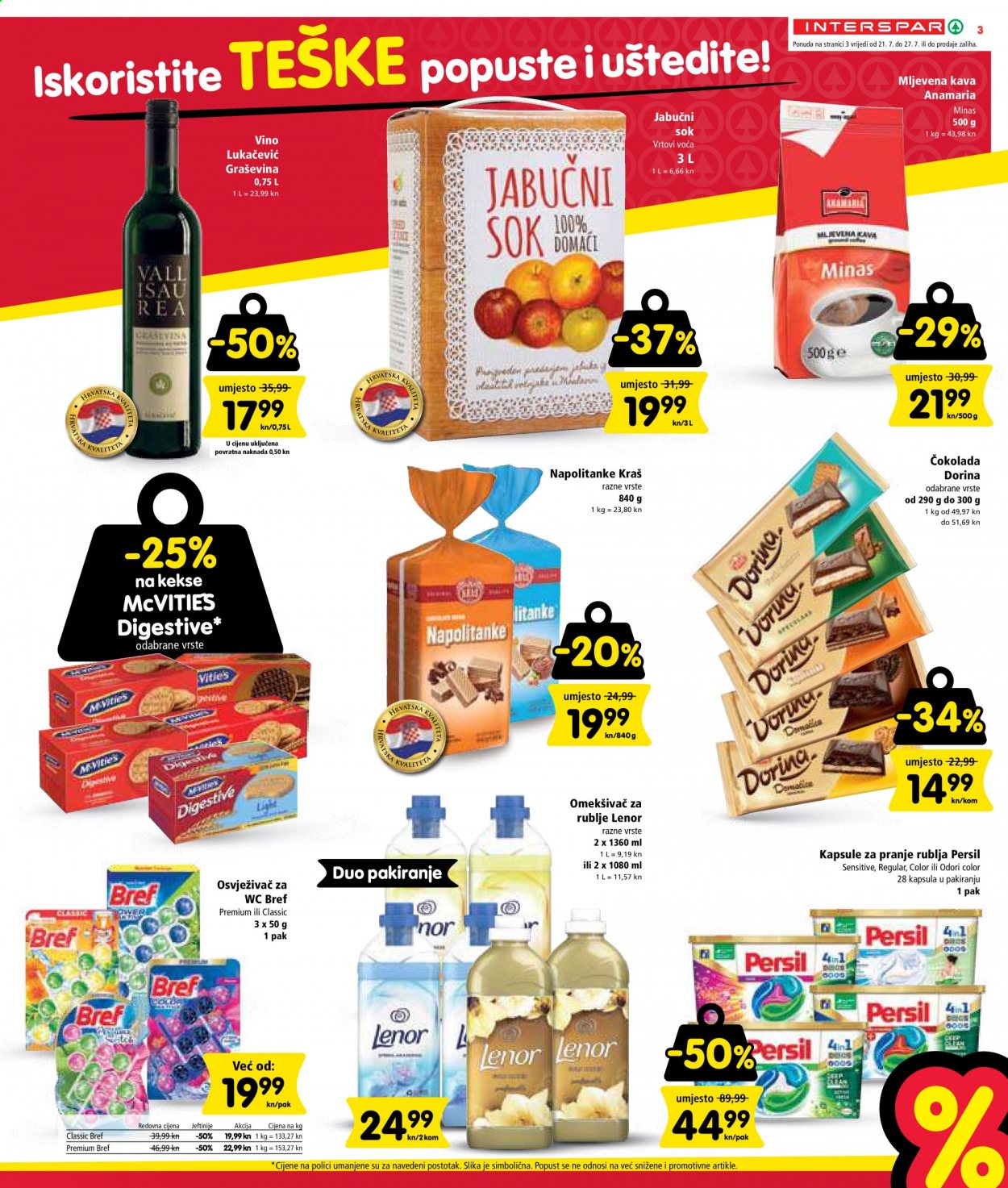 INTERSPAR katalog - 21.07.2021. - 27.07.2021. Stranica 3