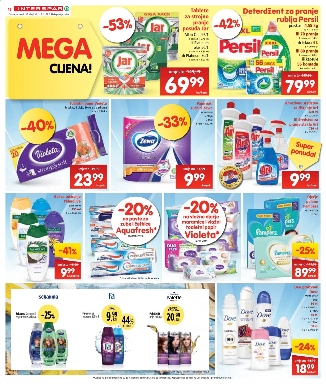 INTERSPAR katalog - 21.07.2021. - 27.07.2021. Stranica 18