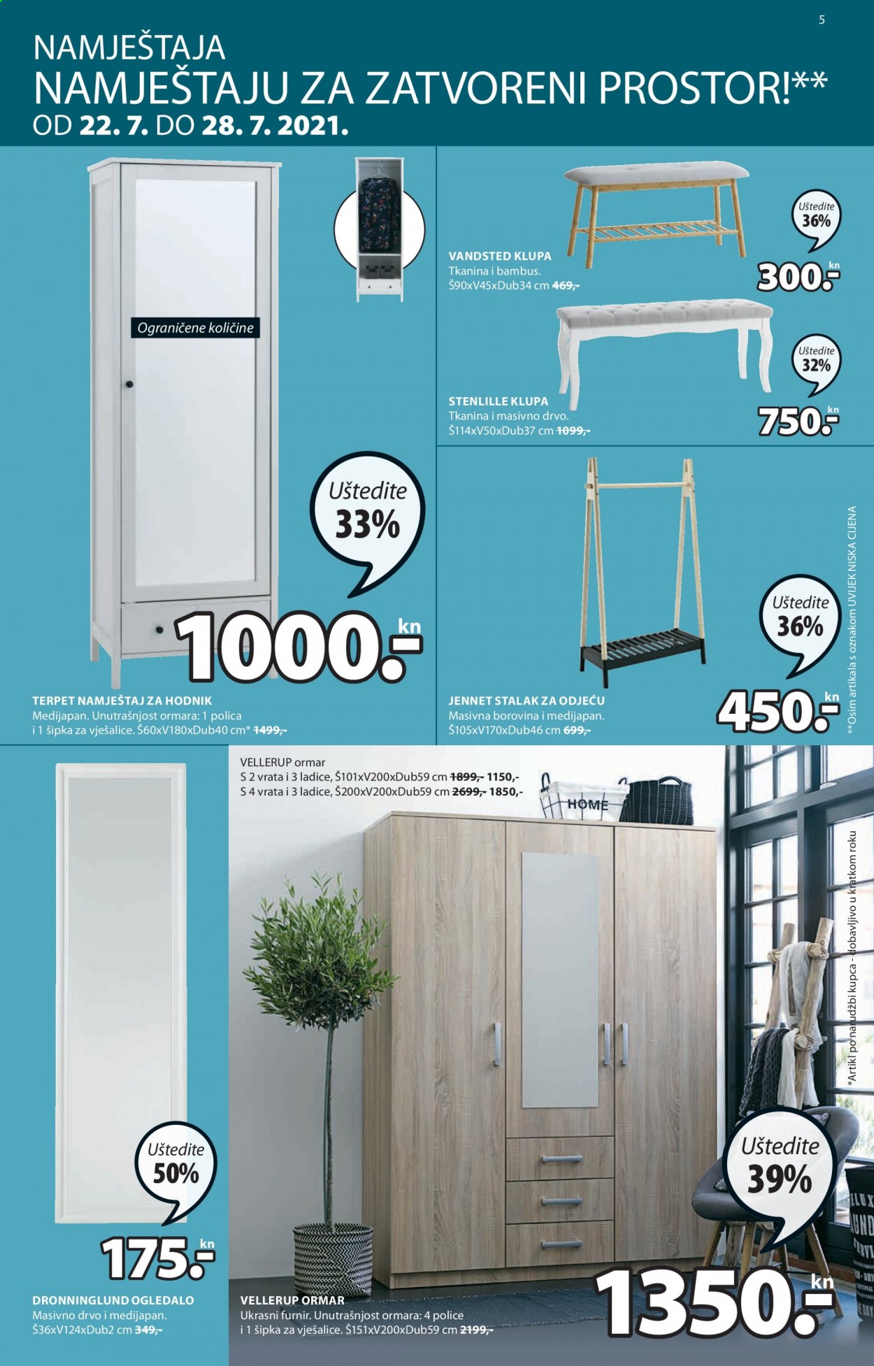 JYSK katalog - 22.07.2021. - 04.08.2021. Stranica 5