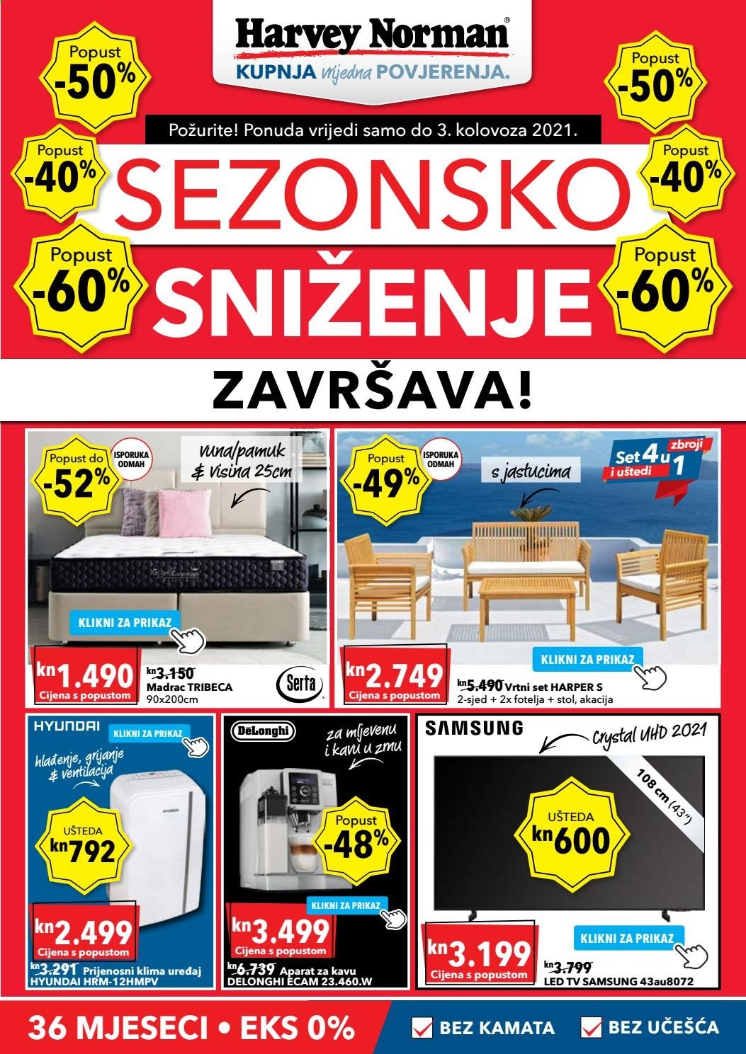 Harvey Norman katalog - 27.07.2021. - 03.08.2021. Stranica 1