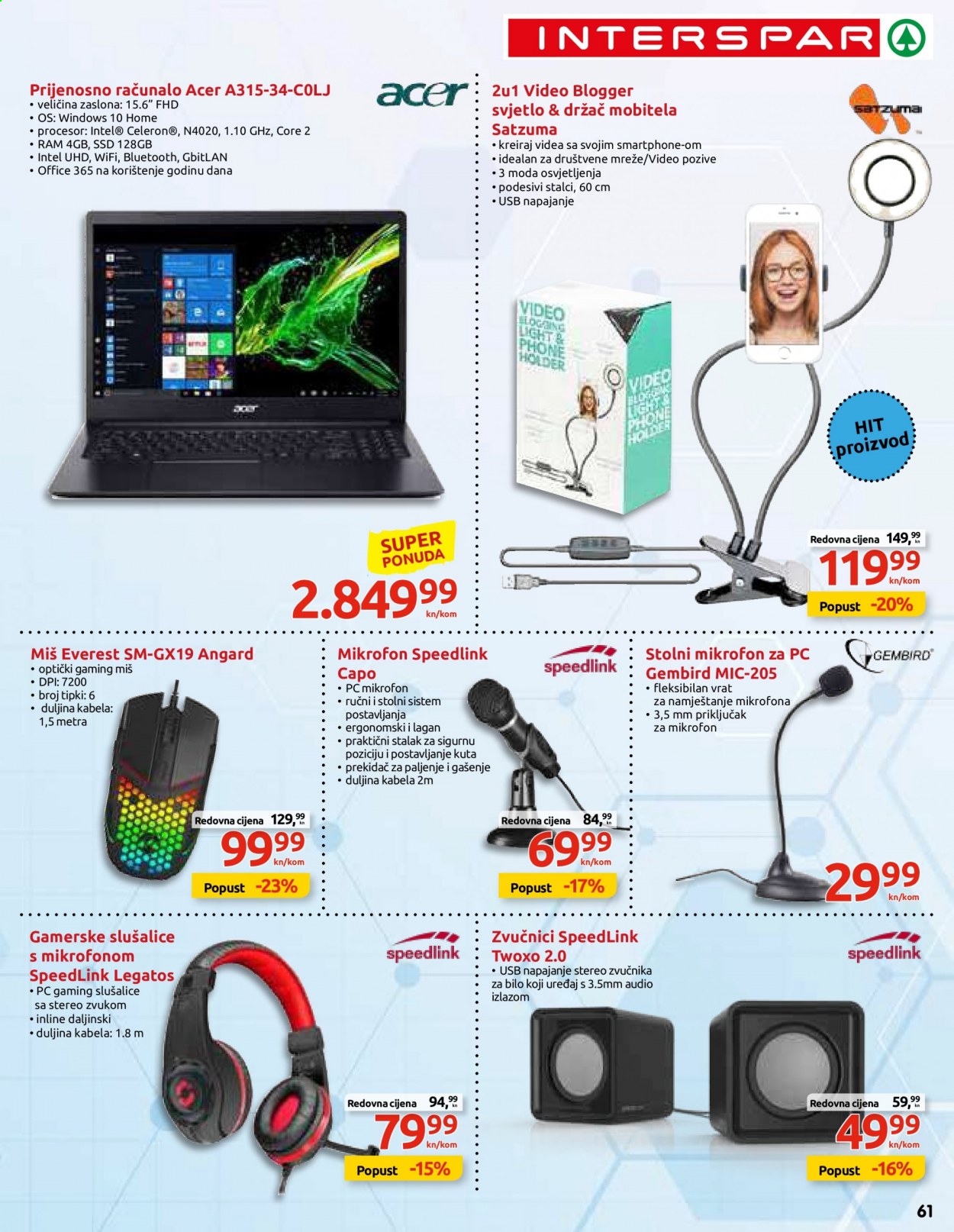 INTERSPAR katalog - 28.07.2021. - 21.09.2021. Stranica 61