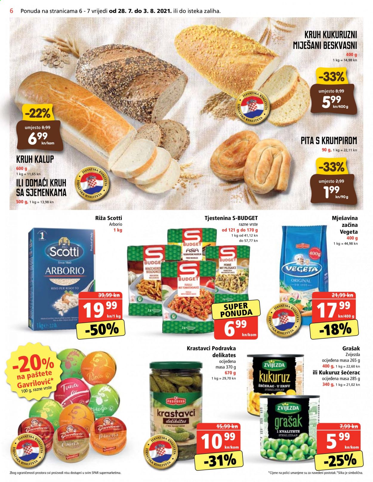 SPAR katalog - 28.07.2021. - 03.08.2021. Stranica 6