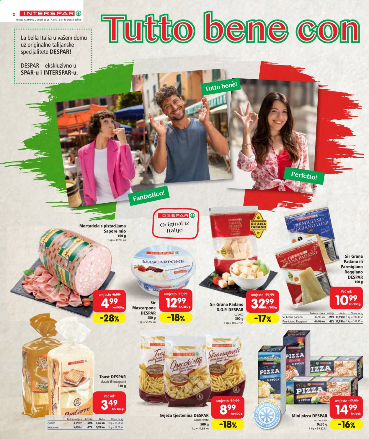 INTERSPAR katalog - 28.07.2021. - 03.08.2021. Stranica 2