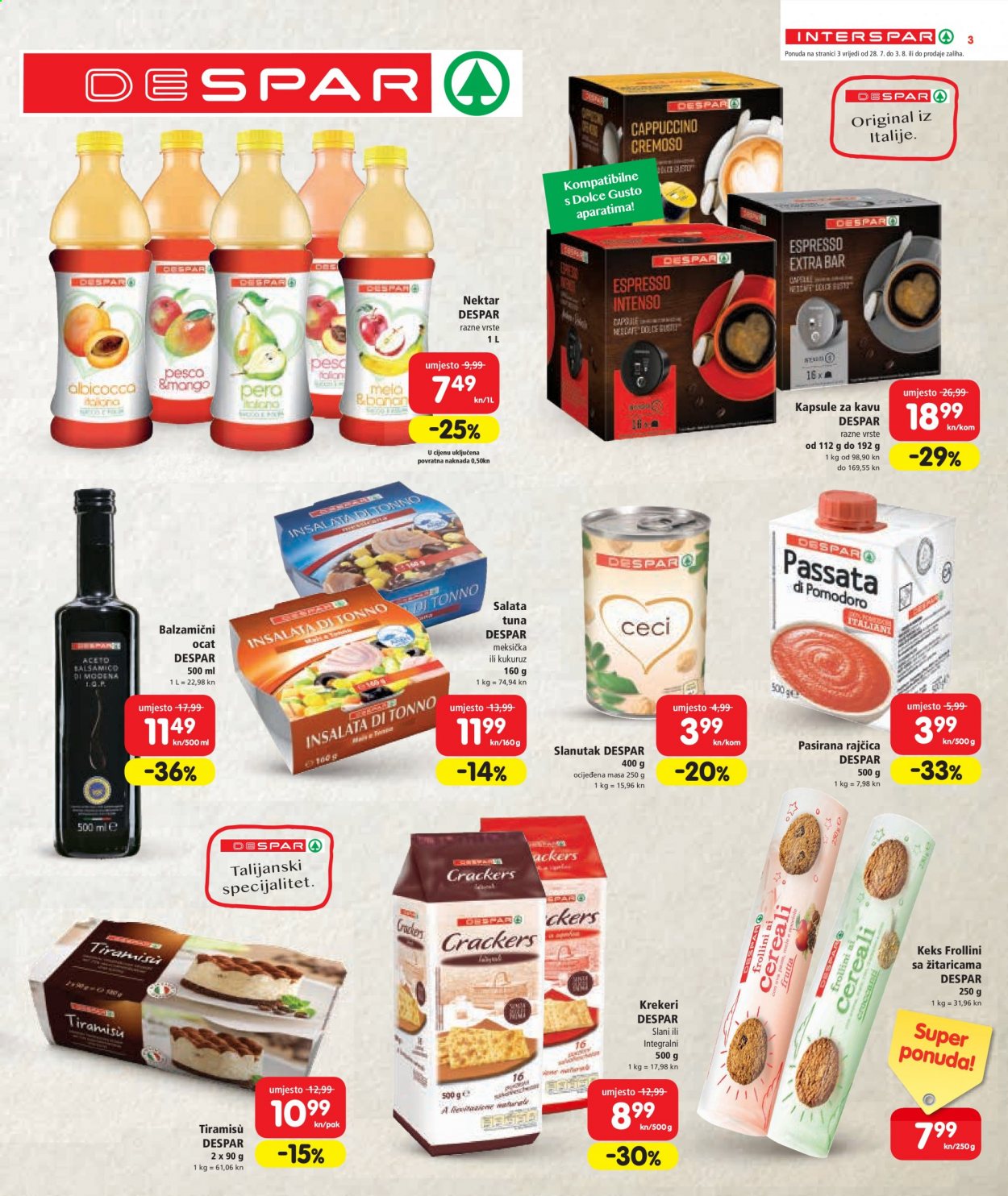 INTERSPAR katalog - 28.07.2021. - 03.08.2021. Stranica 3