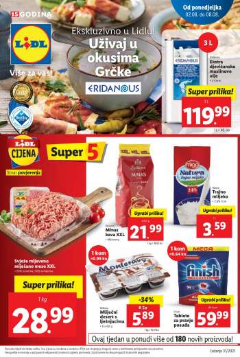 Lidl katalog - 02.08.2021. - 08.08.2021.