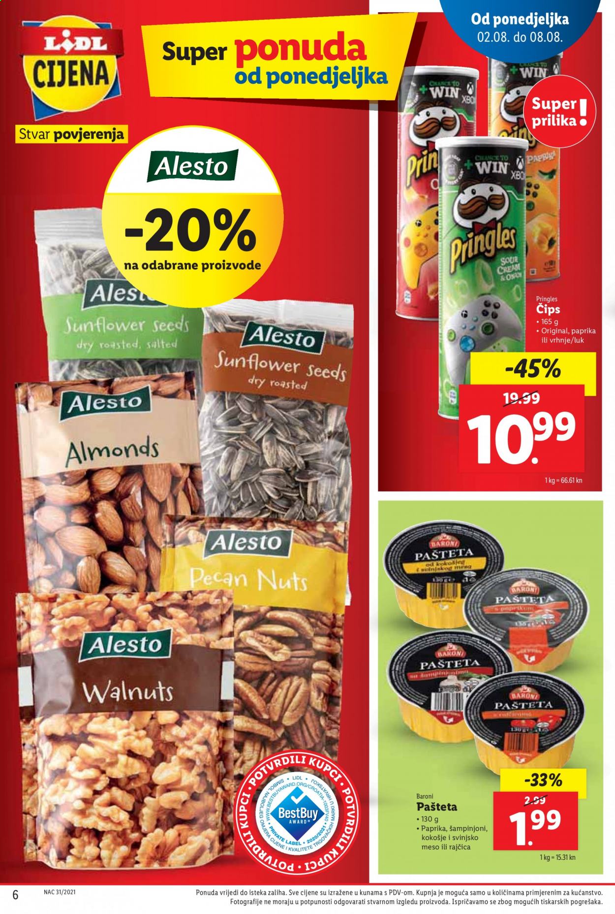 Lidl katalog - 02.08.2021. - 08.08.2021. Stranica 6