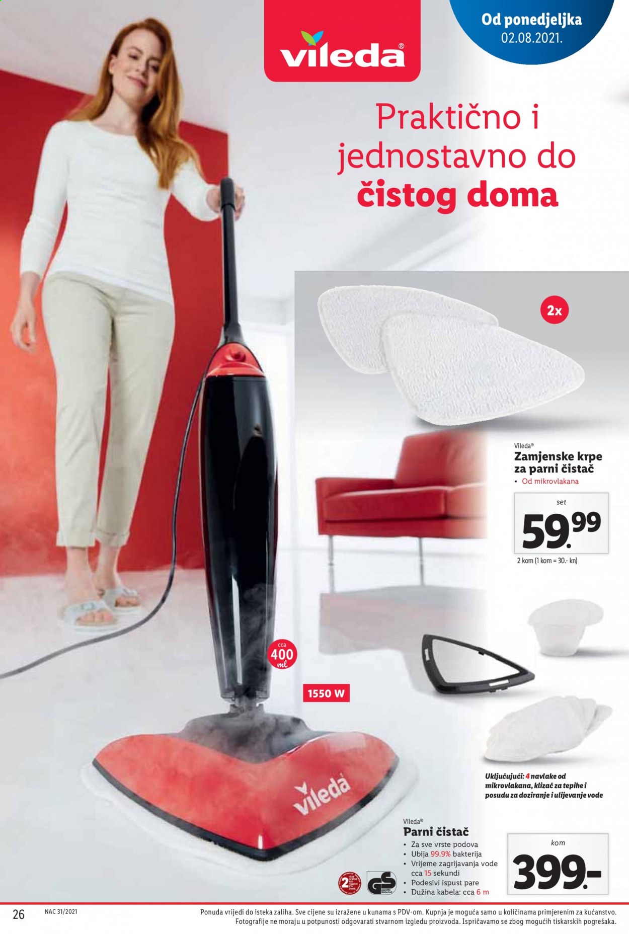 Lidl katalog - 02.08.2021. - 08.08.2021. Stranica 26