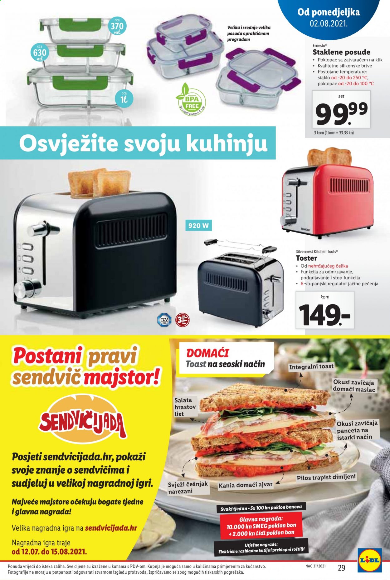 Lidl katalog - 02.08.2021. - 08.08.2021. Stranica 29