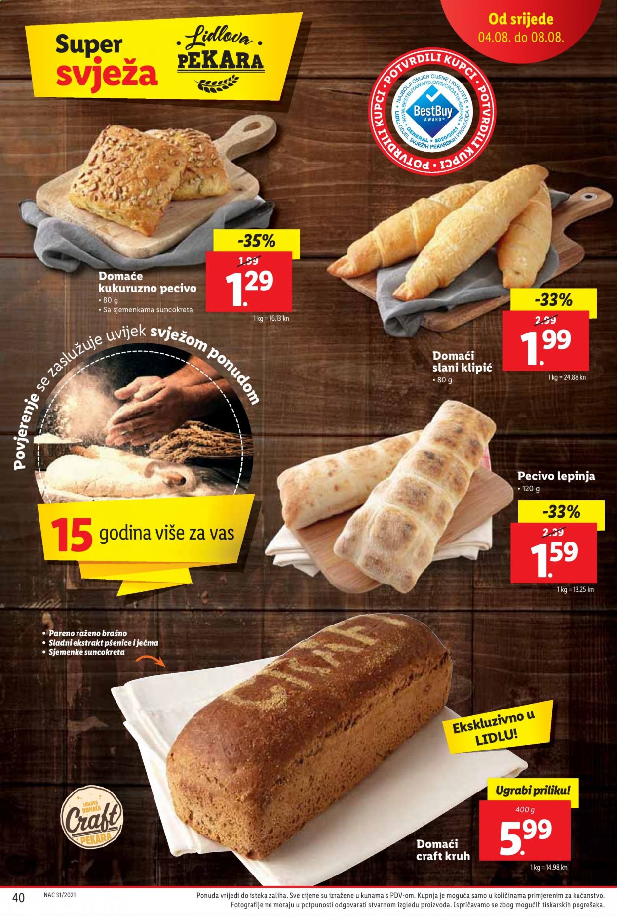 Lidl katalog - 02.08.2021. - 08.08.2021. Stranica 40