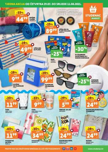 Studenac katalog - 29.07.2021. - 11.08.2021.