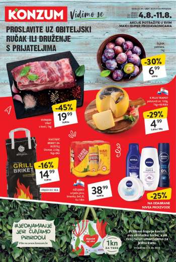 Konzum katalog - 04.08.2021. - 11.08.2021.