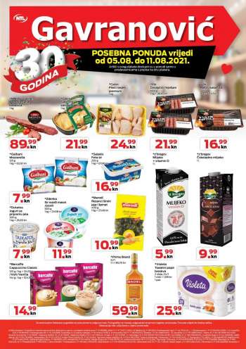 Gavranović katalog - 05.08.2021. - 11.08.2021.