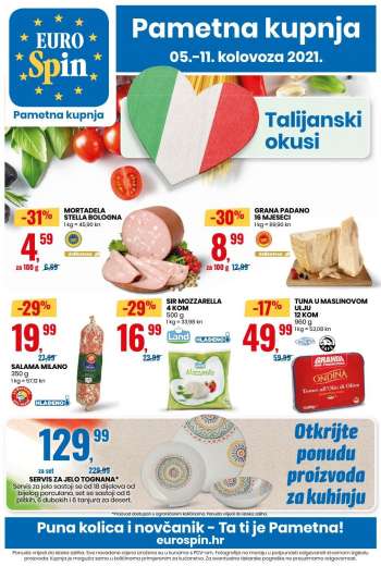 Eurospin katalog - 05.08.2021. - 11.08.2021.