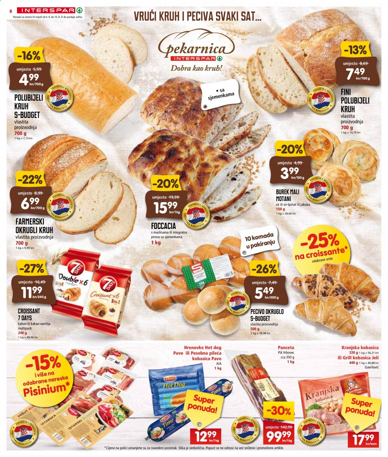 INTERSPAR katalog - 04.08.2021. - 10.08.2021. Stranica 8