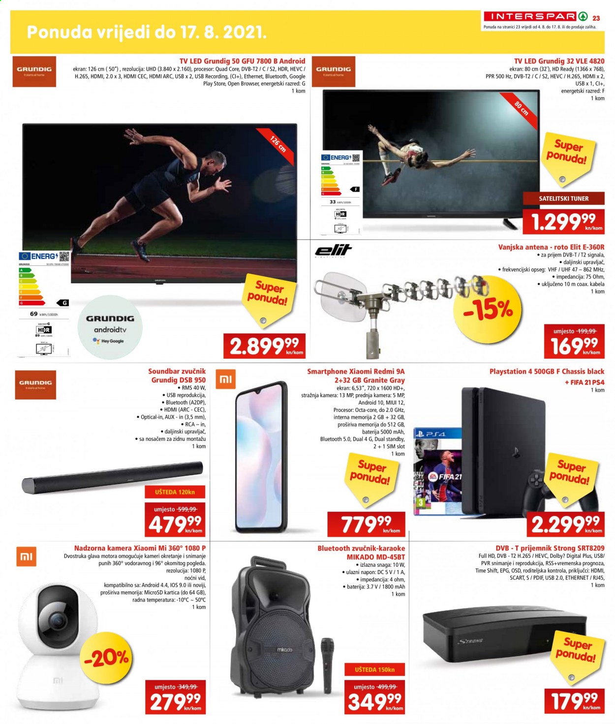 INTERSPAR katalog - 04.08.2021. - 10.08.2021. Stranica 23