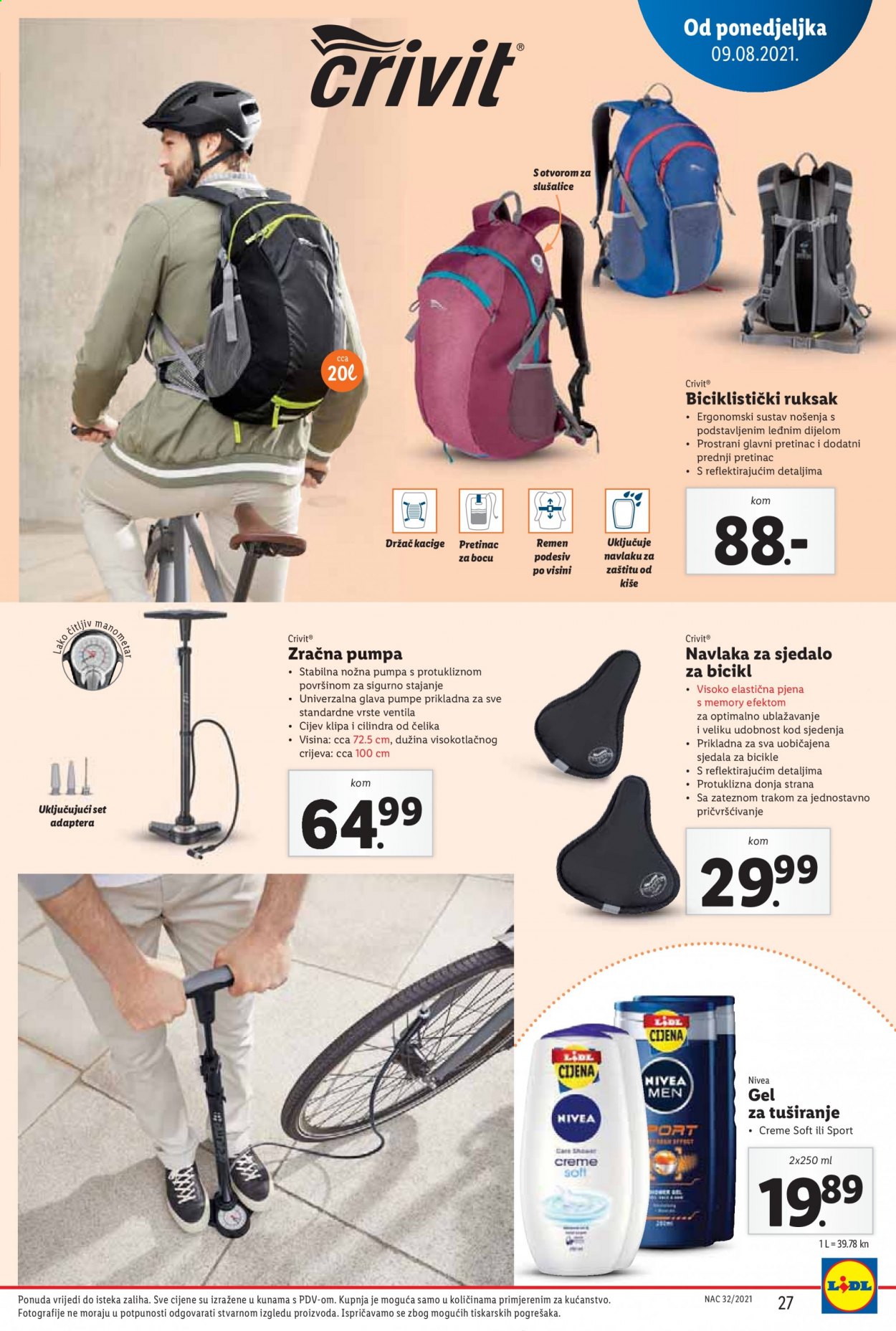 Lidl katalog - 09.08.2021. - 15.08.2021. Stranica 27