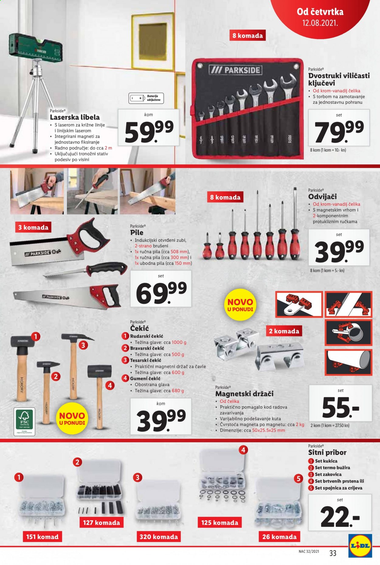 Lidl katalog - 09.08.2021. - 15.08.2021. Stranica 33
