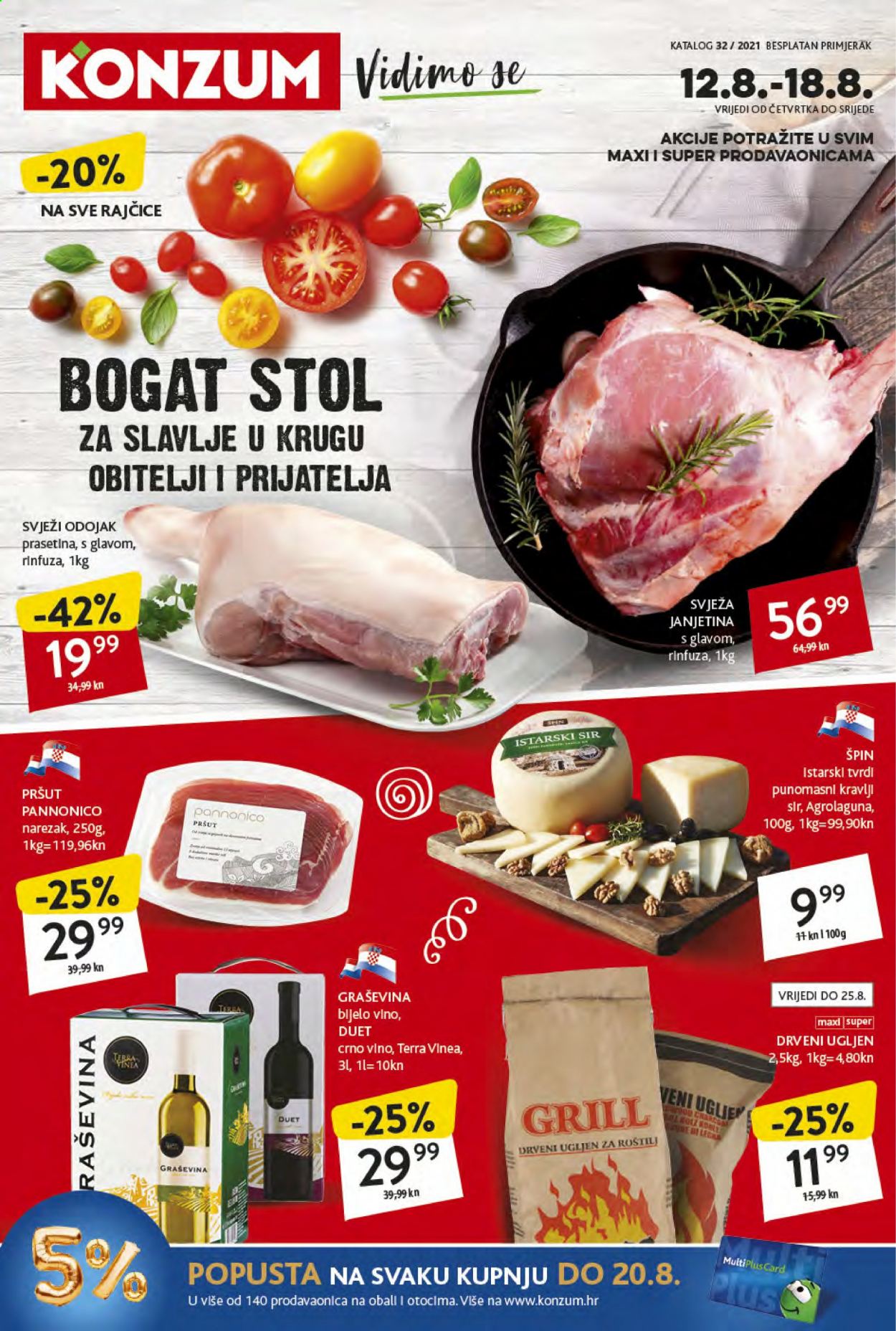 Konzum katalog - 12.08.2021. - 18.08.2021. Stranica 1