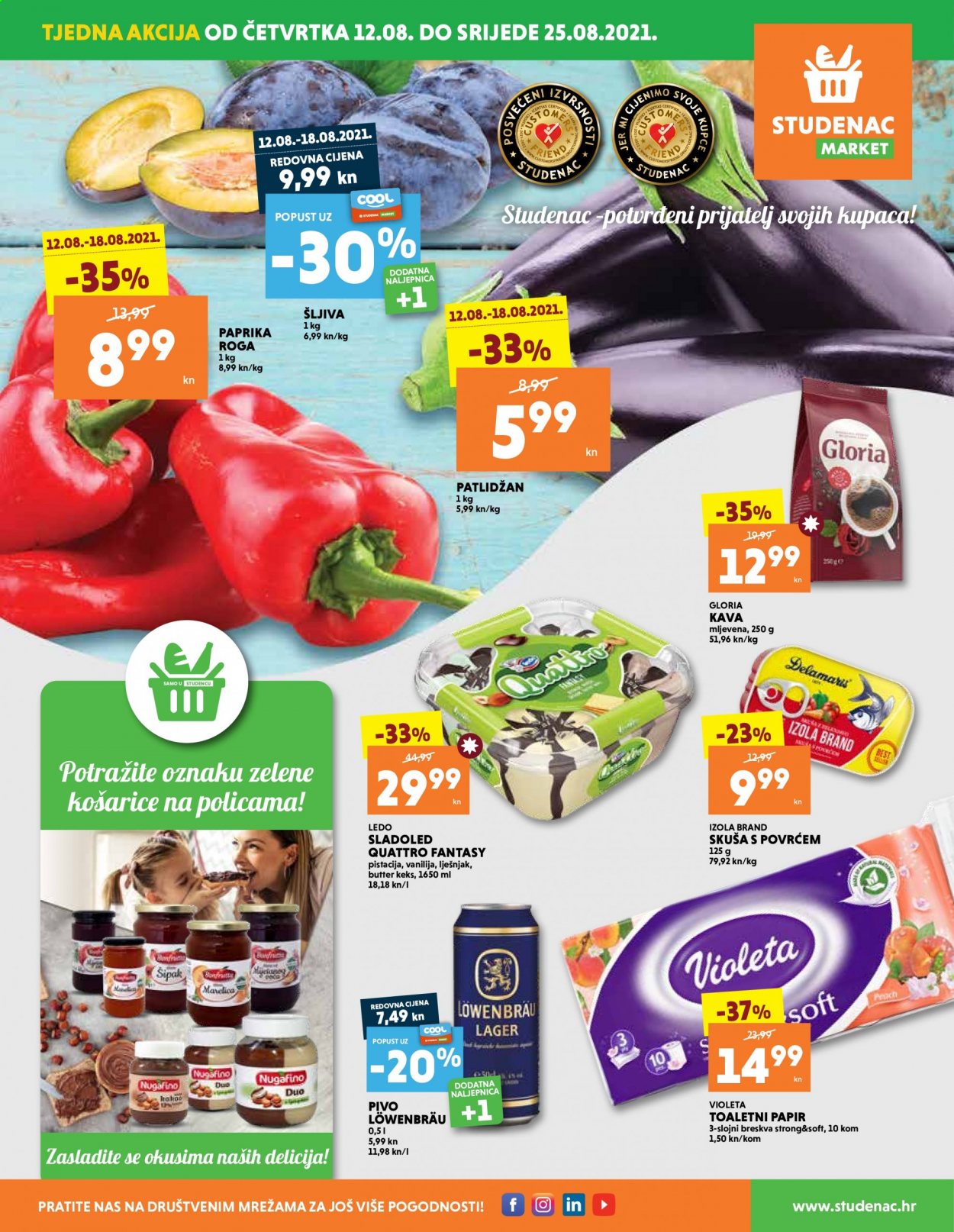 Studenac katalog - 12.08.2021. - 25.08.2021. Stranica 1