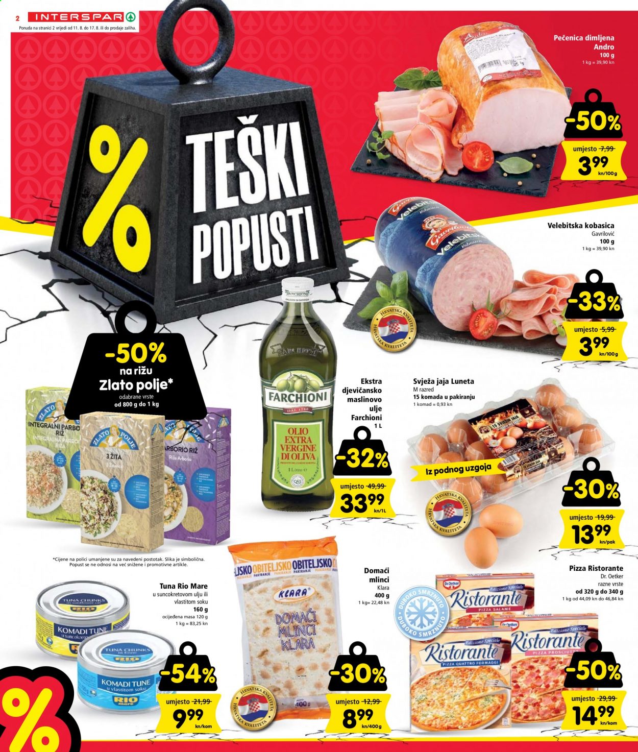 INTERSPAR katalog - 11.08.2021. - 17.08.2021. Stranica 2