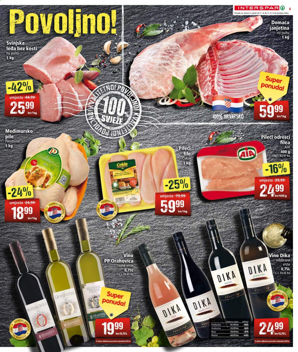 INTERSPAR katalog - 11.08.2021. - 17.08.2021. Stranica 5