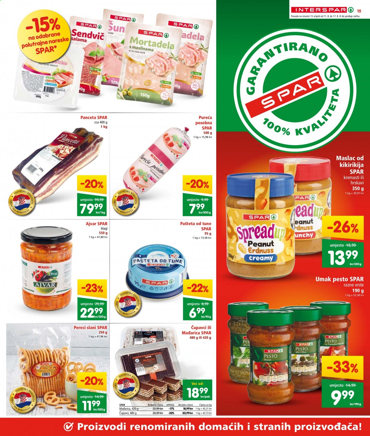 INTERSPAR katalog - 11.08.2021. - 17.08.2021. Stranica 15