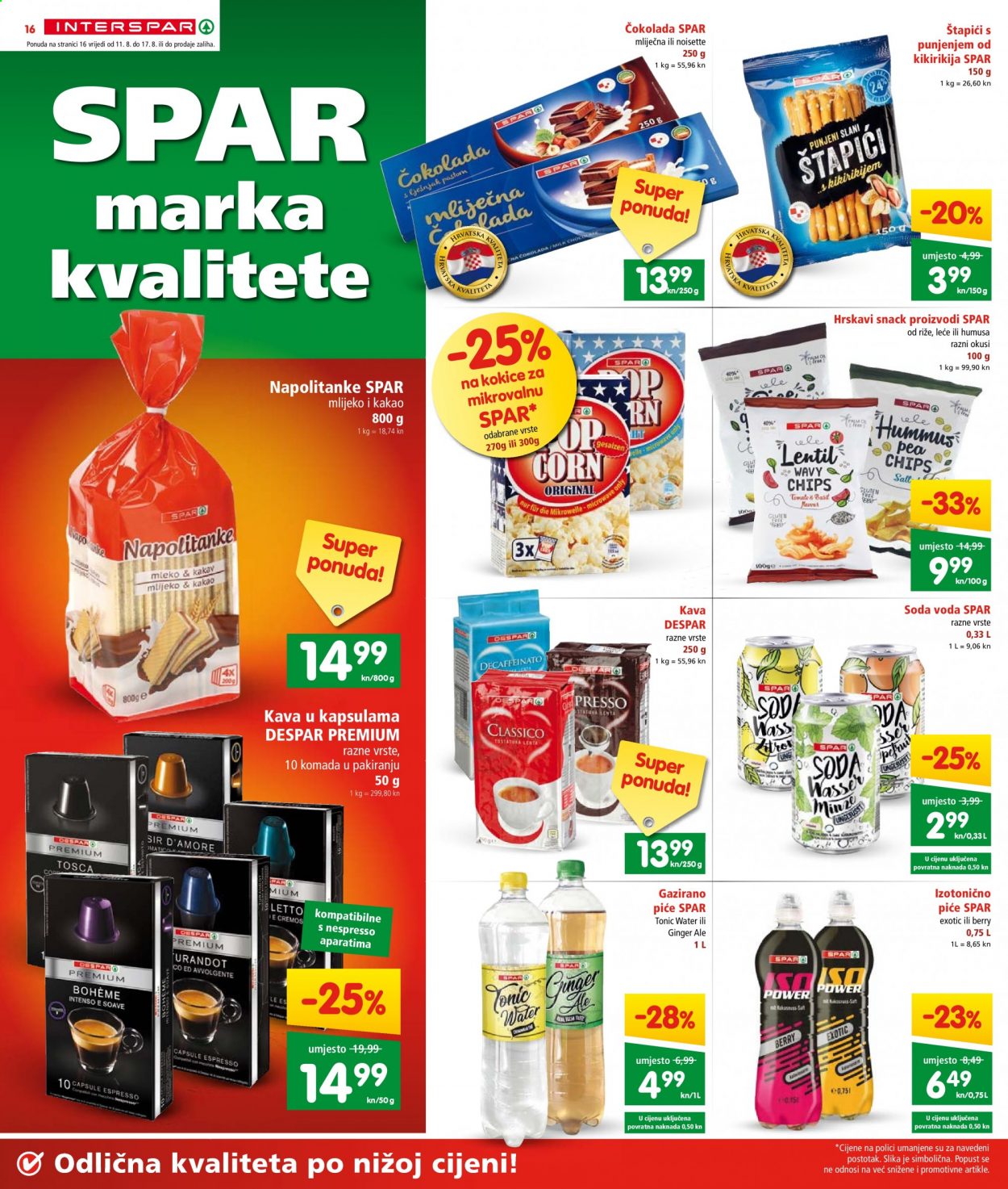 INTERSPAR katalog - 11.08.2021. - 17.08.2021. Stranica 16