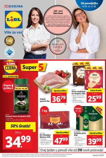 Lidl katalog - 16.08.2021. - 22.08.2021.