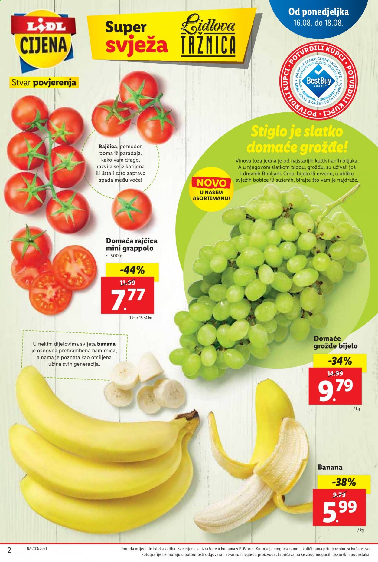 Lidl katalog - 16.08.2021. - 22.08.2021. Stranica 2