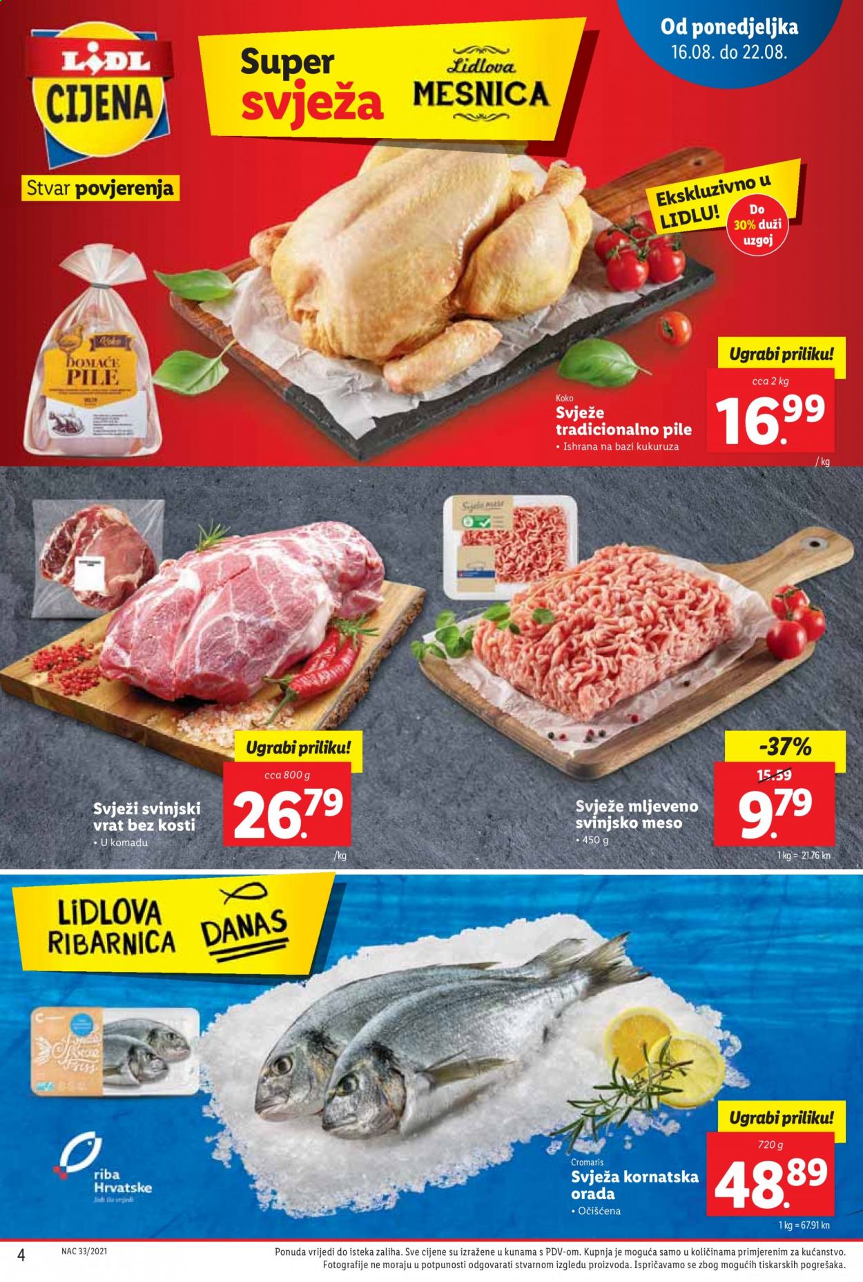 Lidl katalog - 16.08.2021. - 22.08.2021. Stranica 4