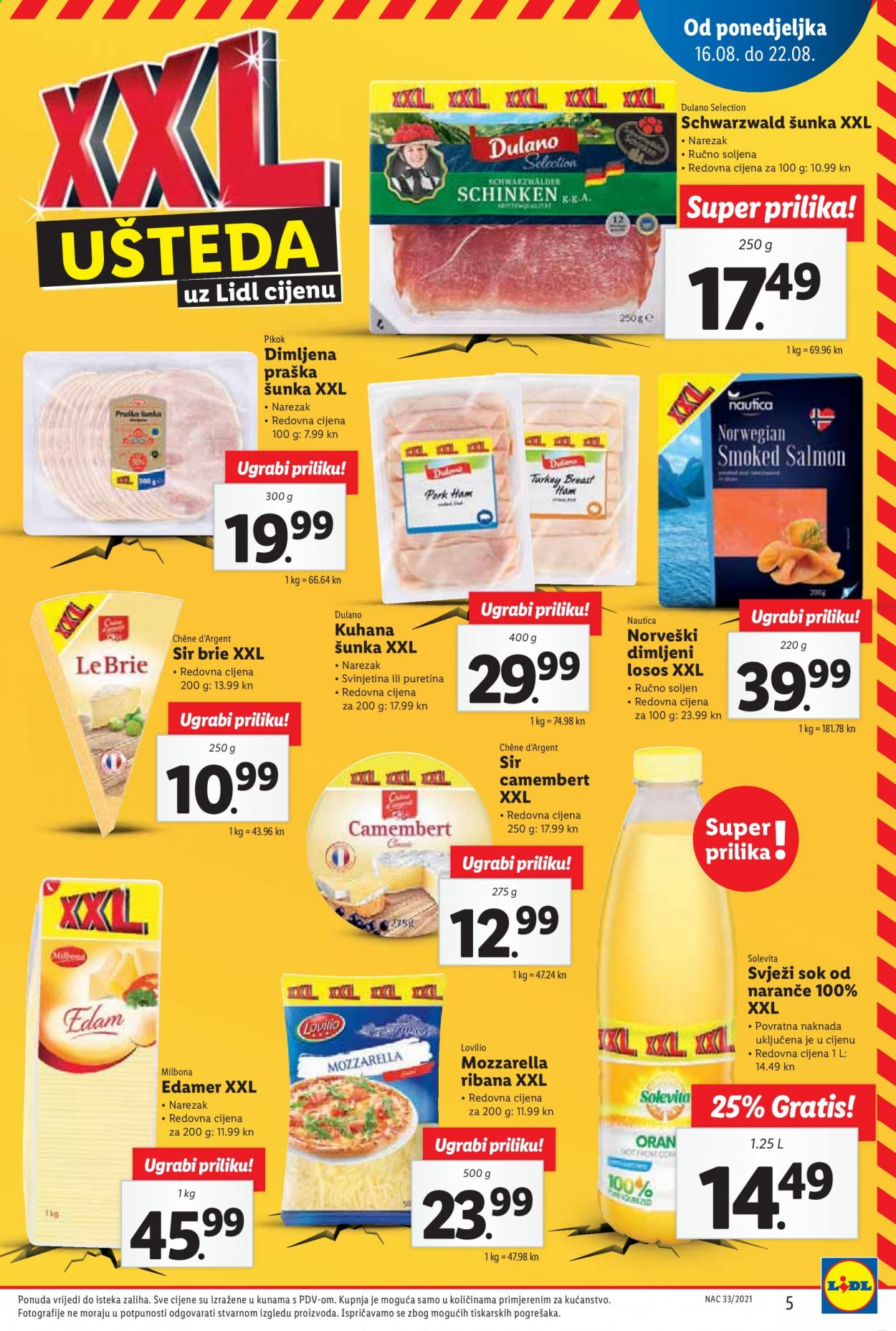 Lidl katalog - 16.08.2021. - 22.08.2021. Stranica 5