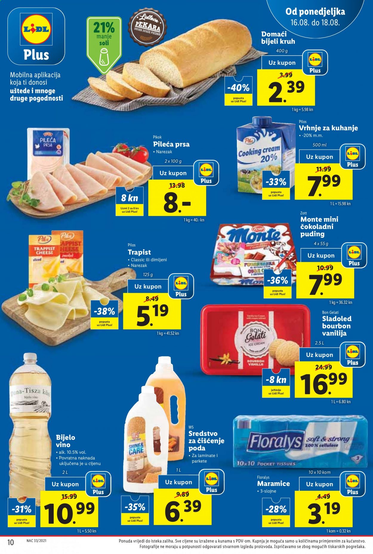 Lidl katalog - 16.08.2021. - 22.08.2021. Stranica 10