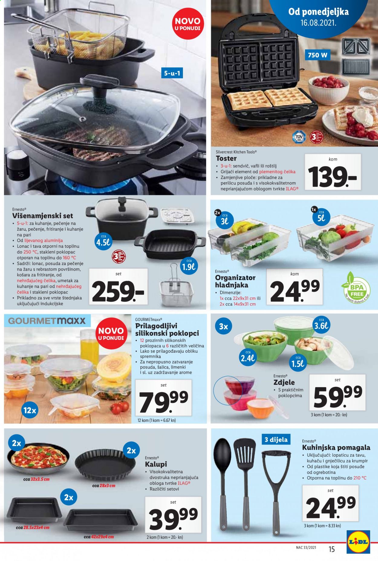 Lidl katalog - 16.08.2021. - 22.08.2021. Stranica 15