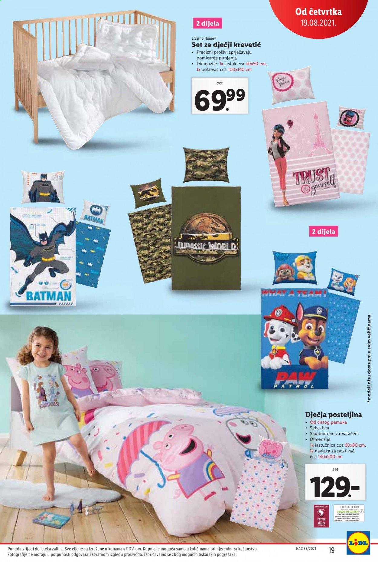 Lidl katalog - 16.08.2021. - 22.08.2021. Stranica 19